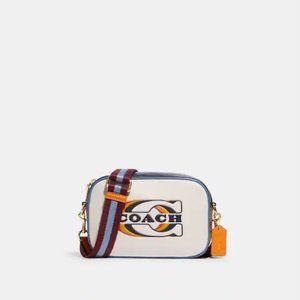 COACH - Mini Jamie Camera Bag In Colorblock Signature Canvas With Coach Stamp